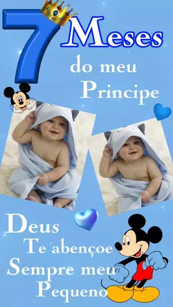 7 meses do meu bebê