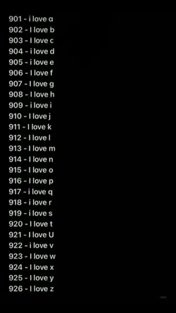 i love ( inicial )