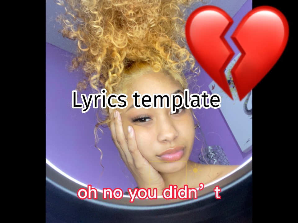 Modèle de paroles🍾
