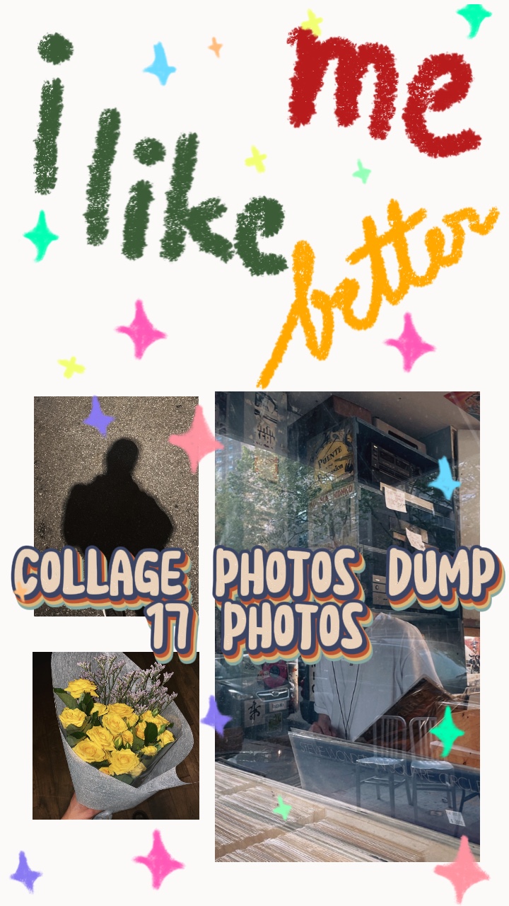 Colagem de despejo de fotos