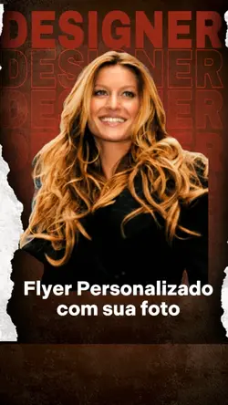 Flyer com a sua foto