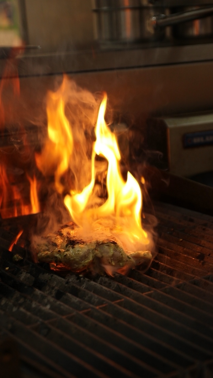Heißer Grill