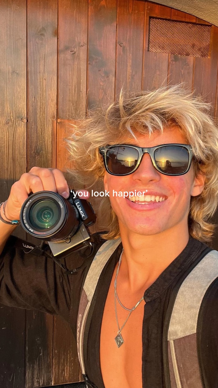 ‘you look happier’