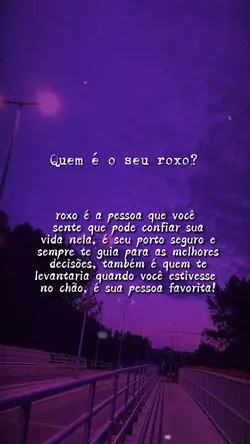 meu roxo💜