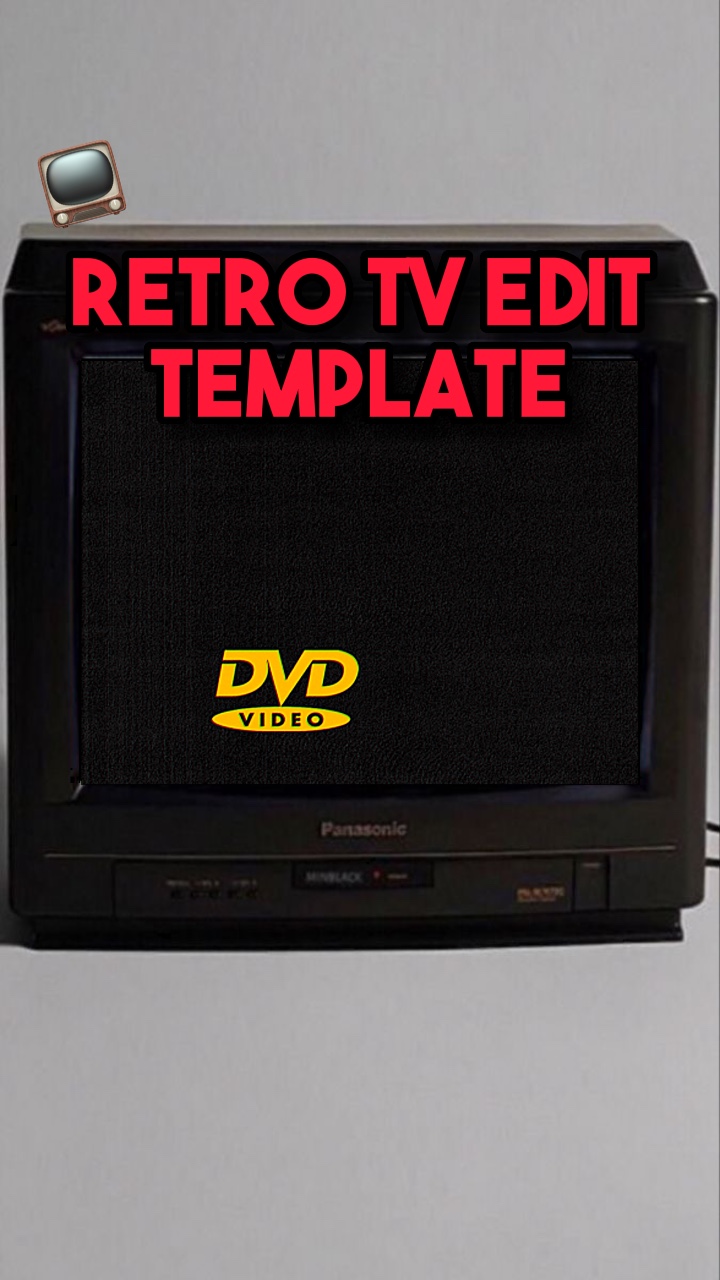 Modelo de TV retrô📺