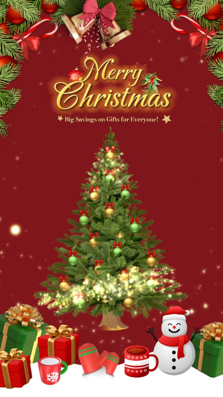 Affiches dynamiques de Noël