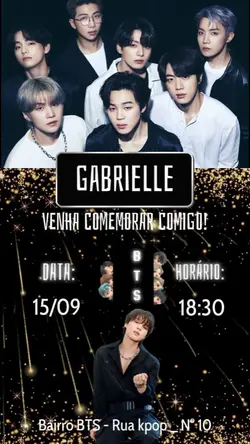 convite aniversário 