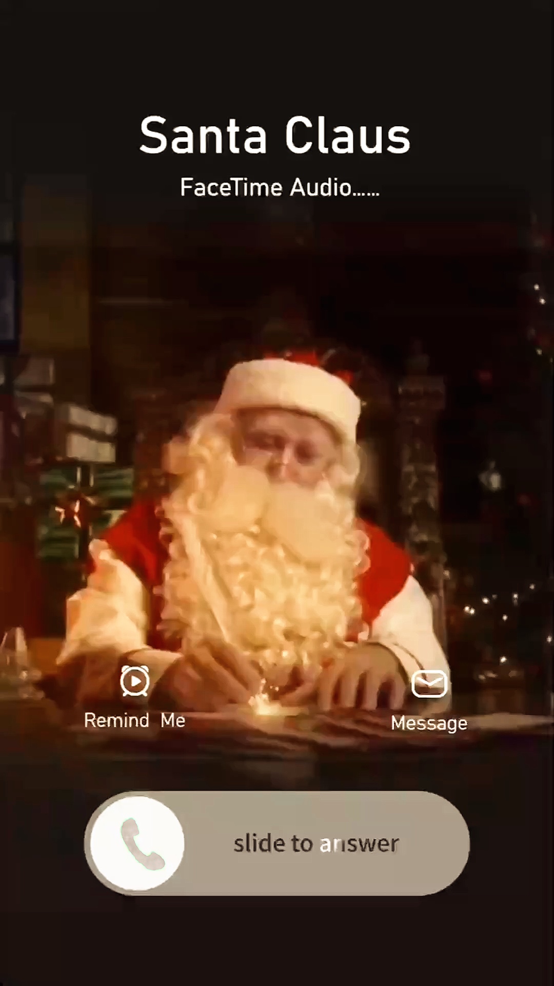 Le Père Noël appelle