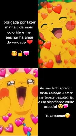 Te amo meu amor 