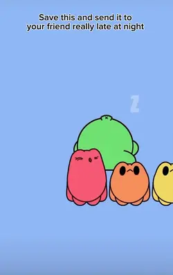 Sleep frog meme 