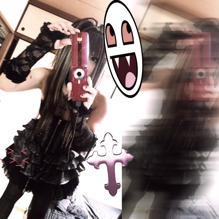 goth pink template