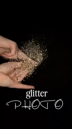 glitter phone effect