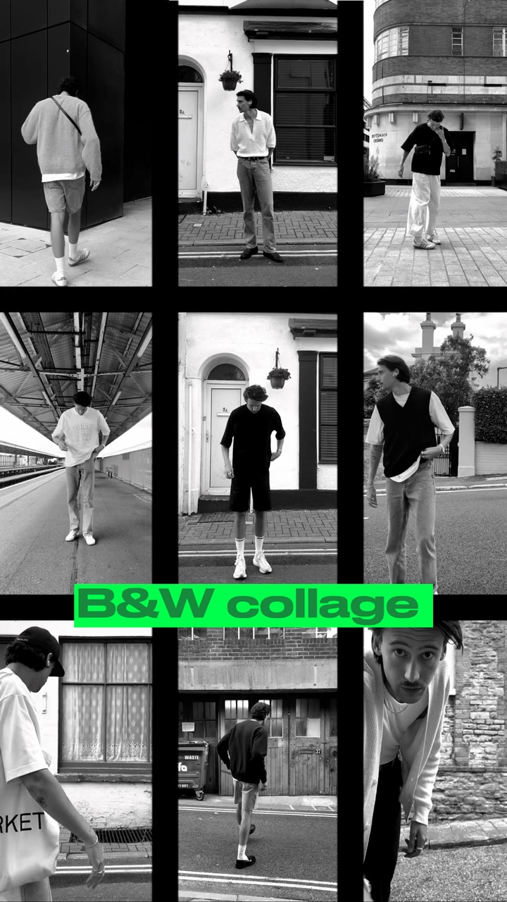 B & W-Collage 