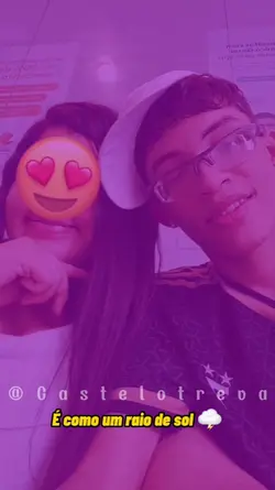É como um raio de