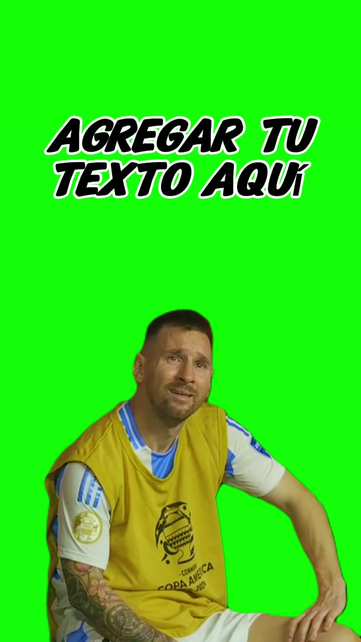 Messi llorando 