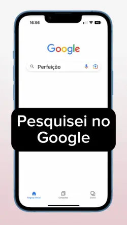 Pesquisei no Google