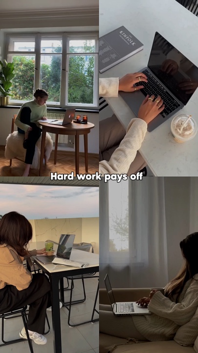 O trabalho duro compensa 