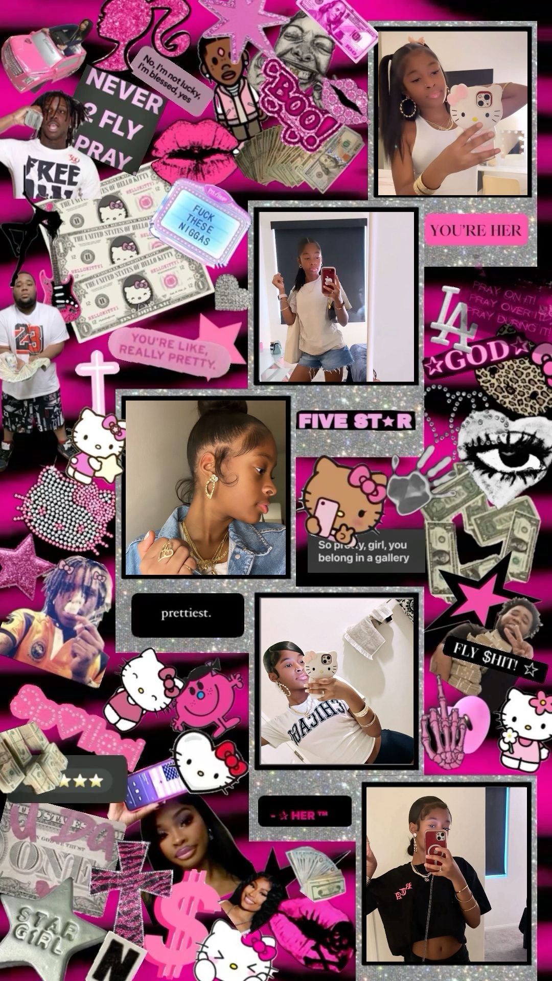 pink wallpaper 😍💝 .