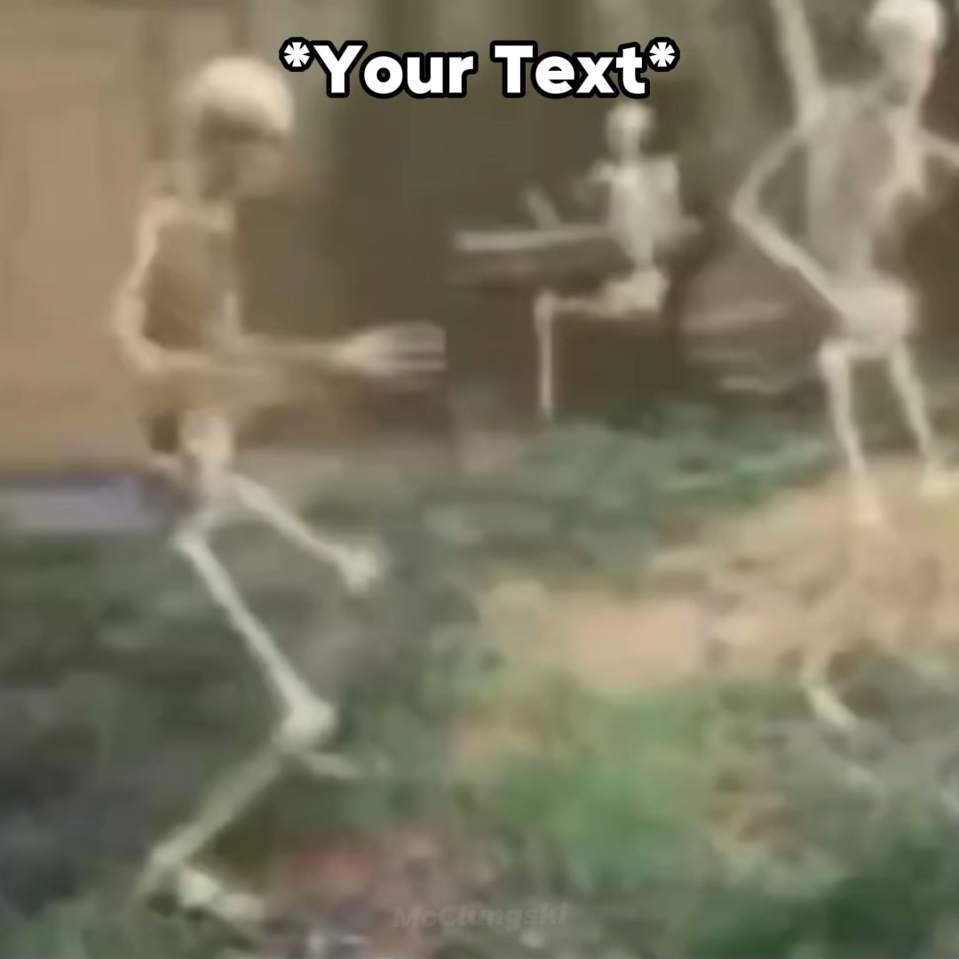 Meme De Baile De Esqueleto