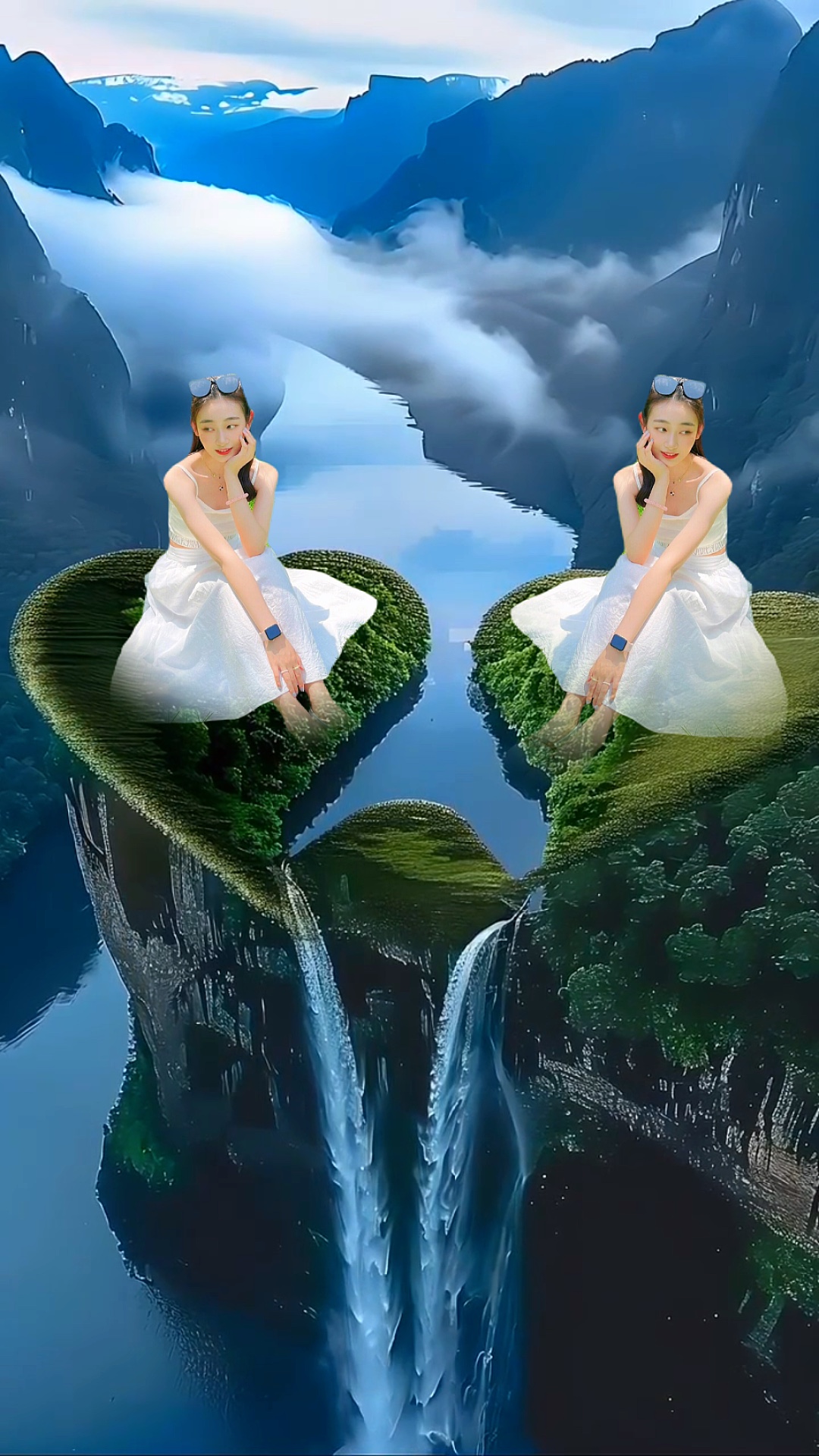 Şelale manzarası