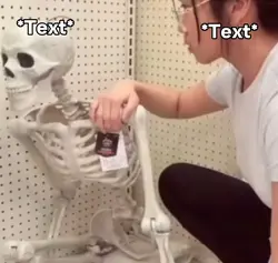 Skelton rizz meme