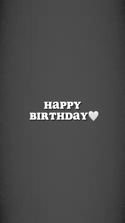 Happy Birthday