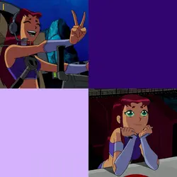 Robin & starfire 