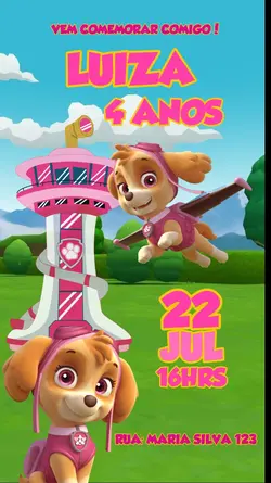 CONVITE ANIVERSÁRIO 