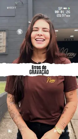 Erros de Gravação