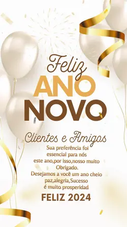 Cartão de ano novo 