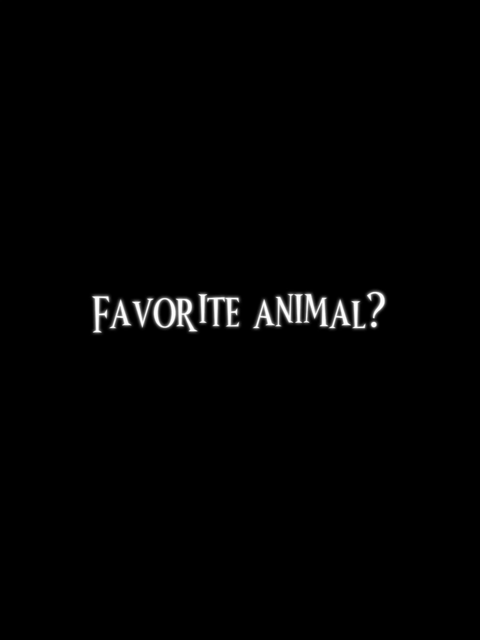 Animal favorito?