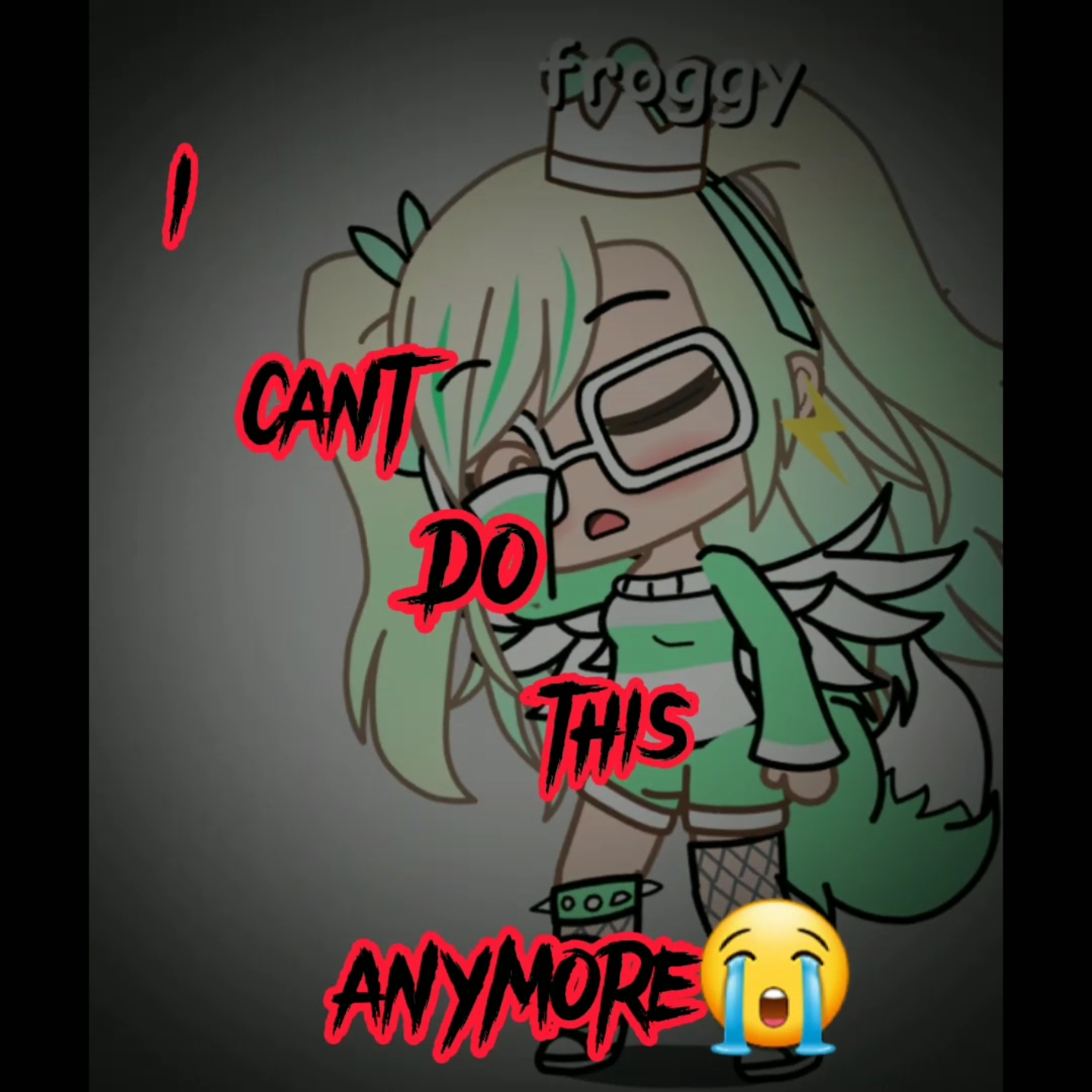 I can't do this 