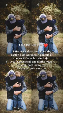 Feliz dia dos Pais