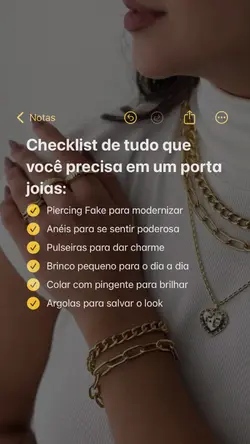 Checklist semijoias