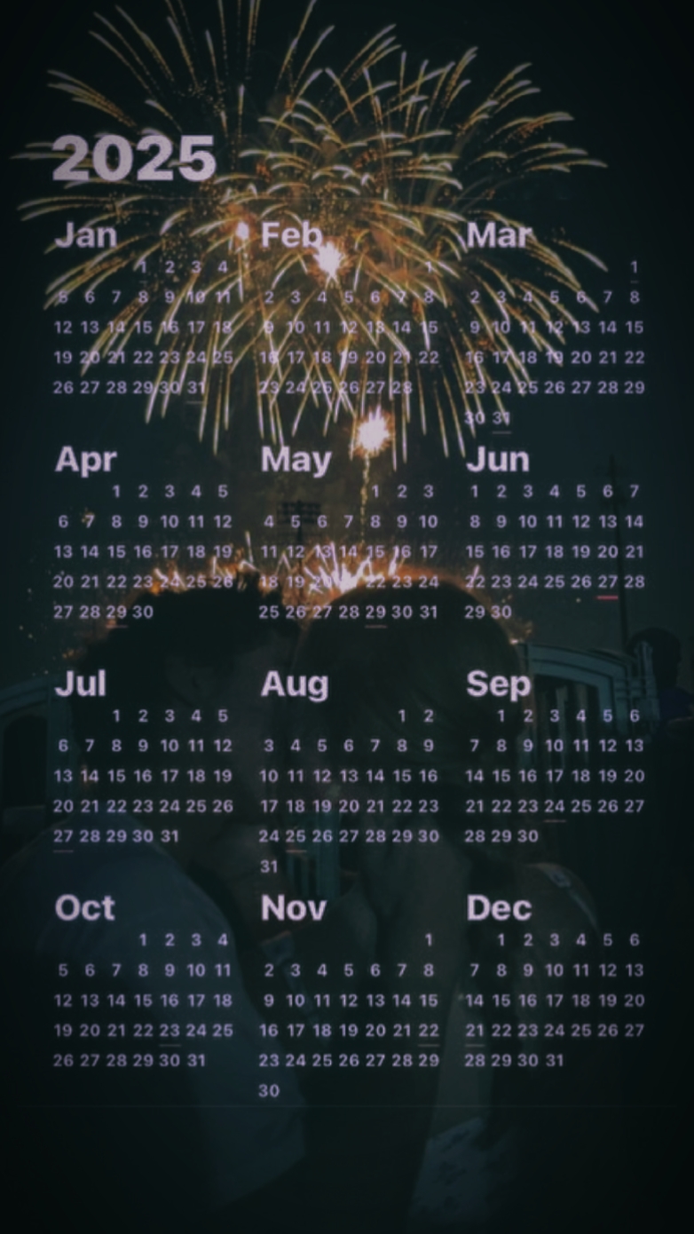 Calendario de Año Nuevo