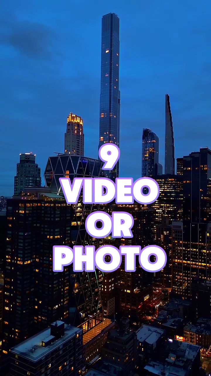 9 video or selfie
