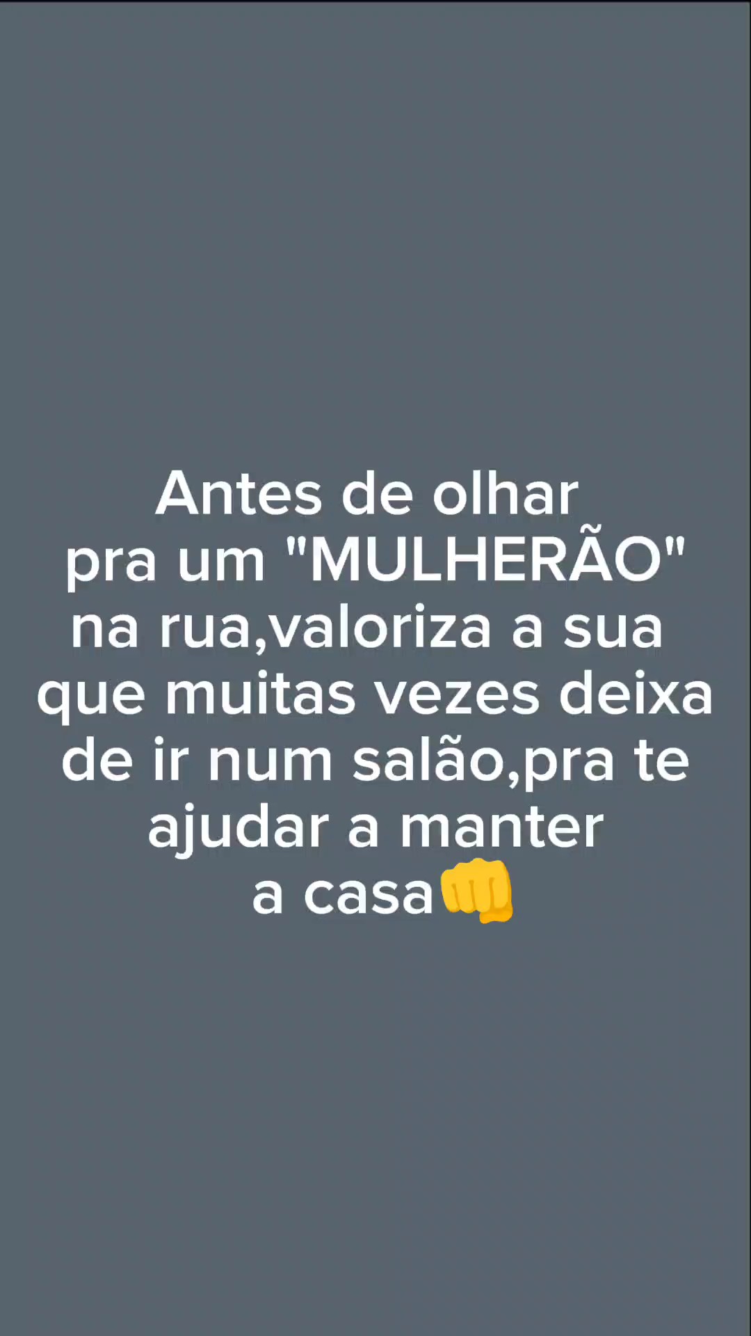 valorize sua esposa