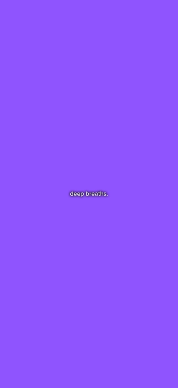 respirations profondes.