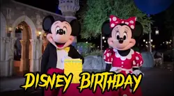 Disney Birthda