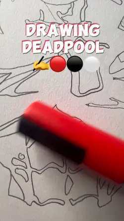 Deadpool Drawing