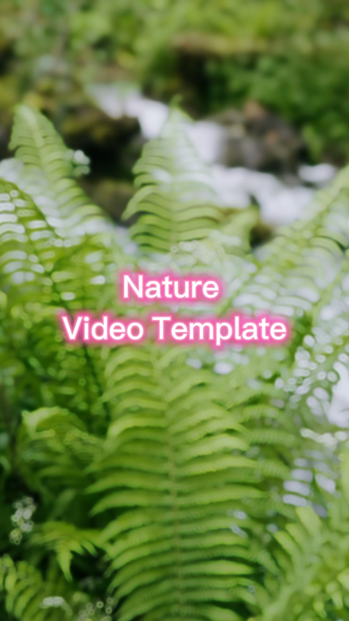 Nature template 