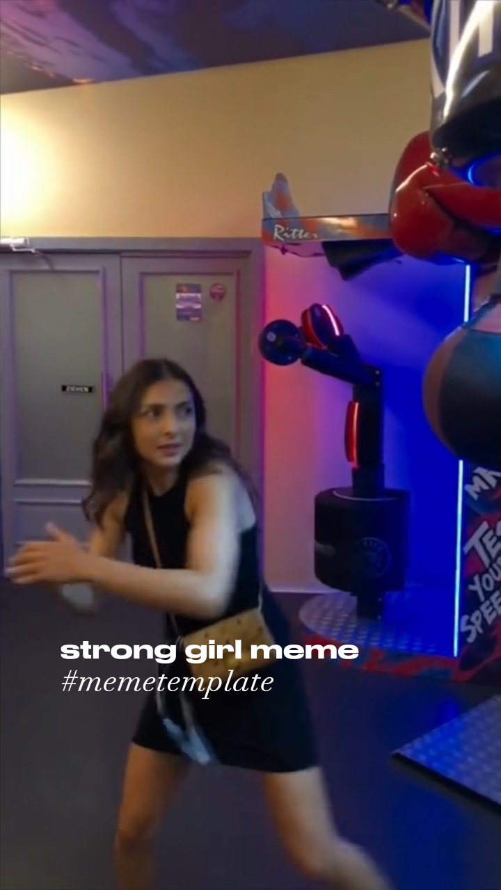 Starkes Mädchen Meme 