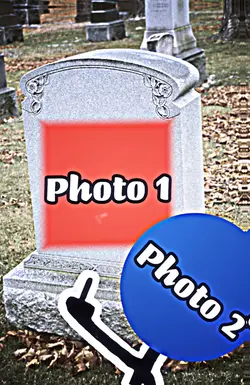 Middle finger grave