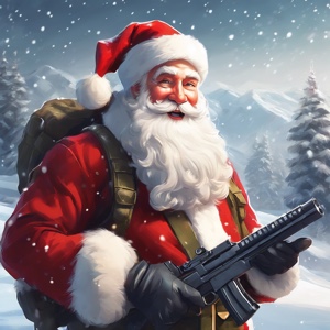 Santa y elfos