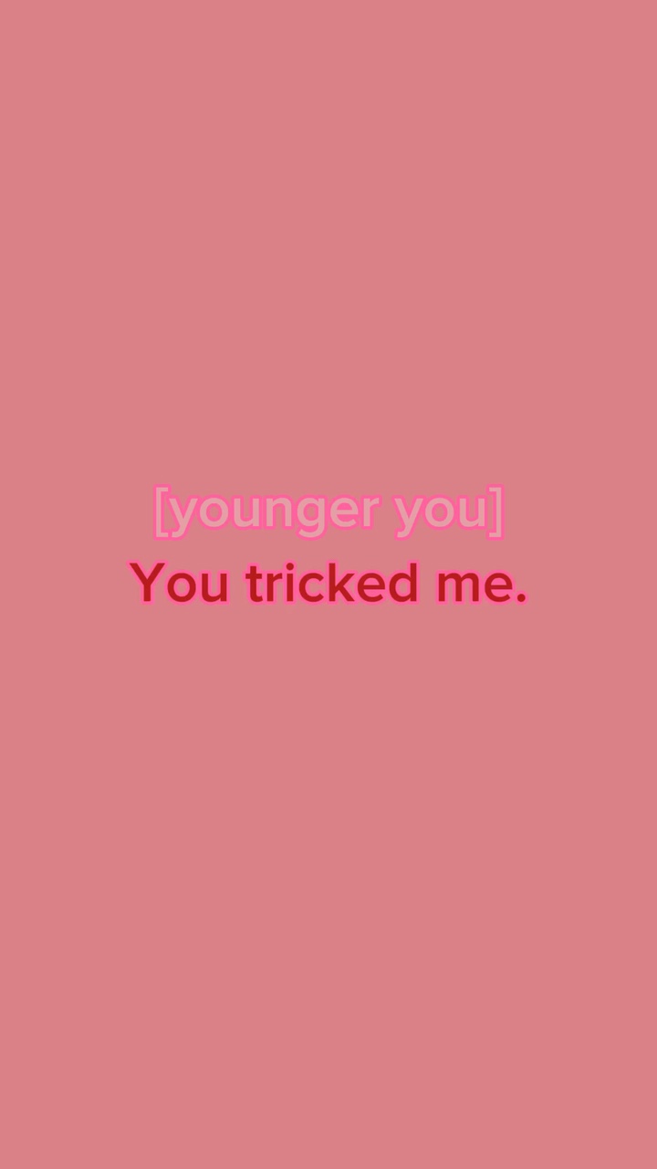 No i saved you.
