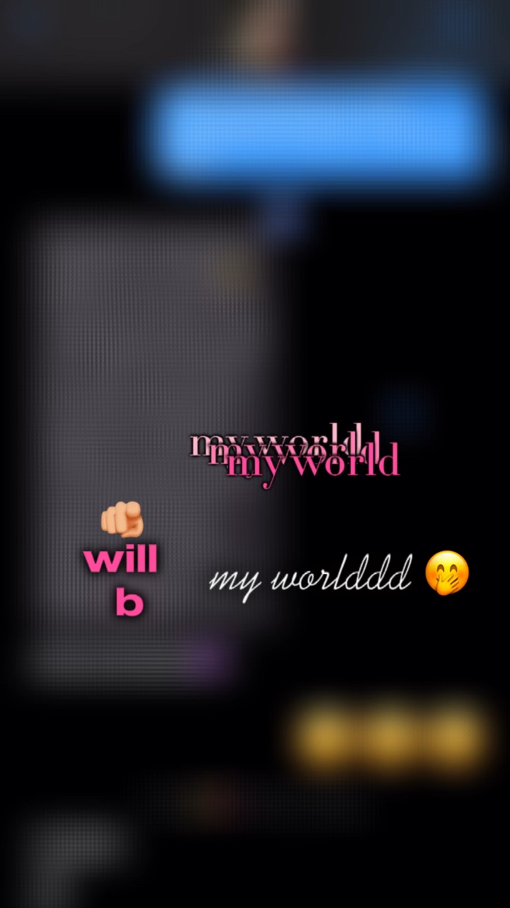 he rlly is ma world🤭