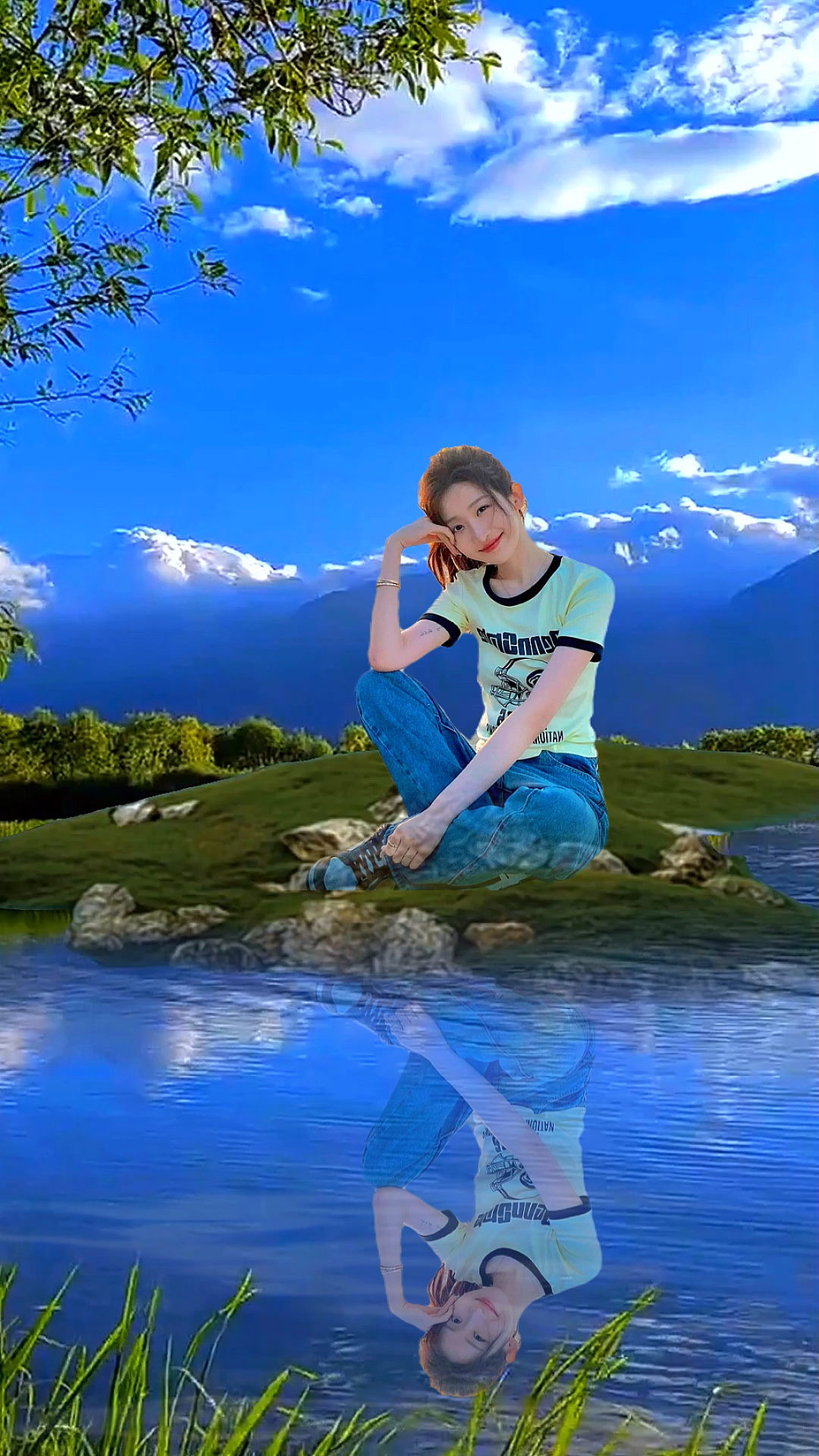 Reflexión en el agua