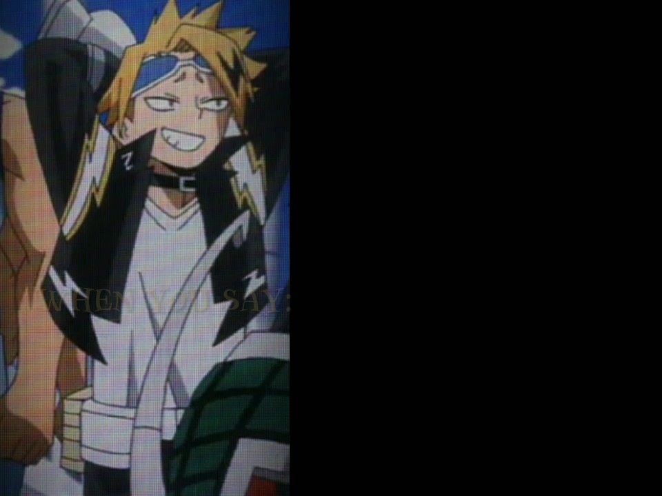 When you say ..YEAH
