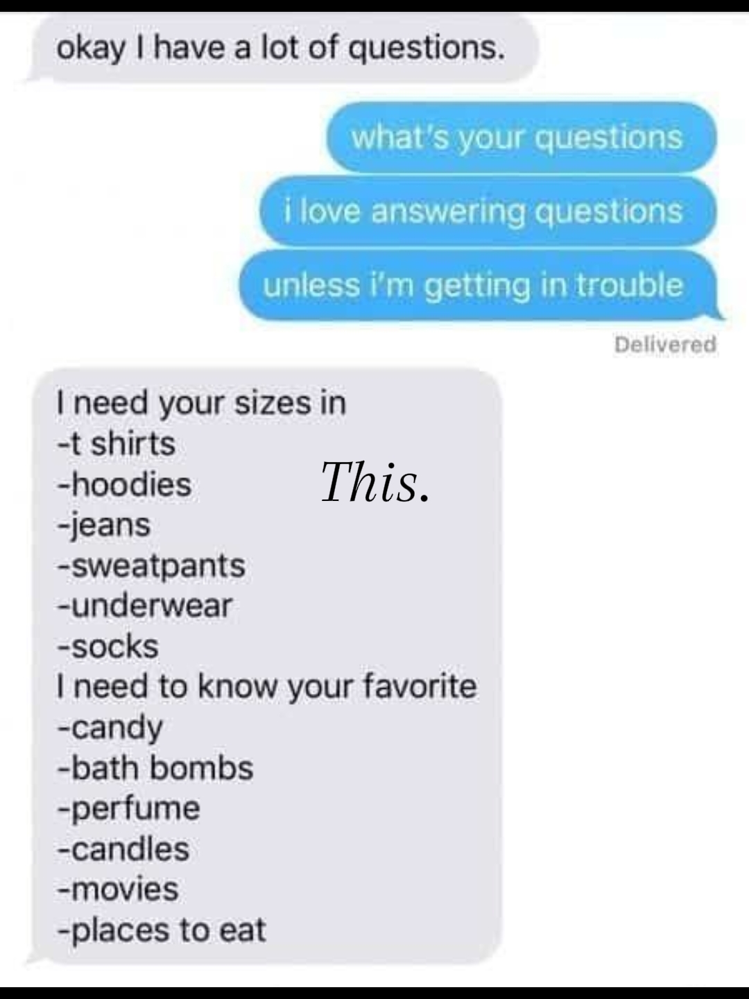 Christmas list frr