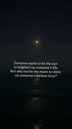 Be the moon 🌙